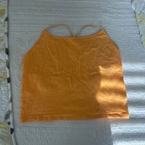 american eagle open back spaghetti strap tank